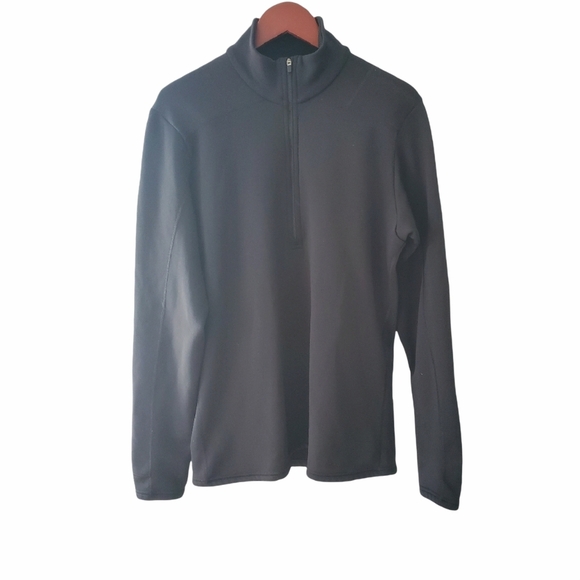Patagonia Black Half Zip Jacket Men's Size Medium - Picture 1 of 3